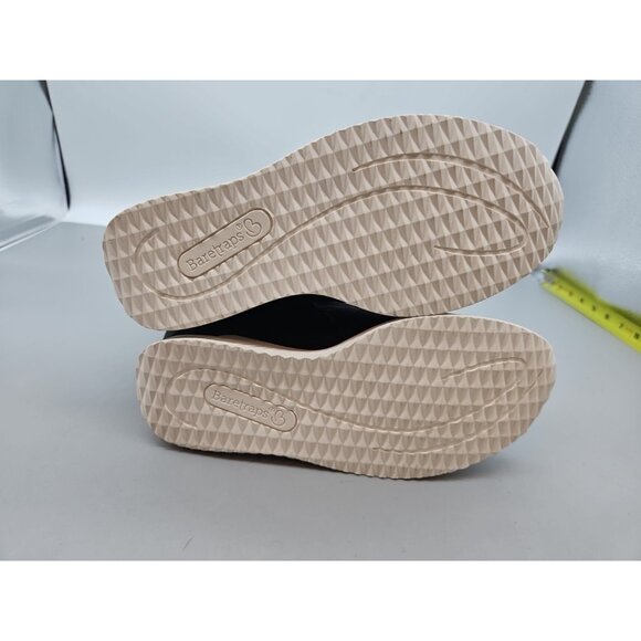 Baretraps Jaci Black Wedge Ankle Boot Women Size 7 Side Zipper New In Box - Picture 4 of 12